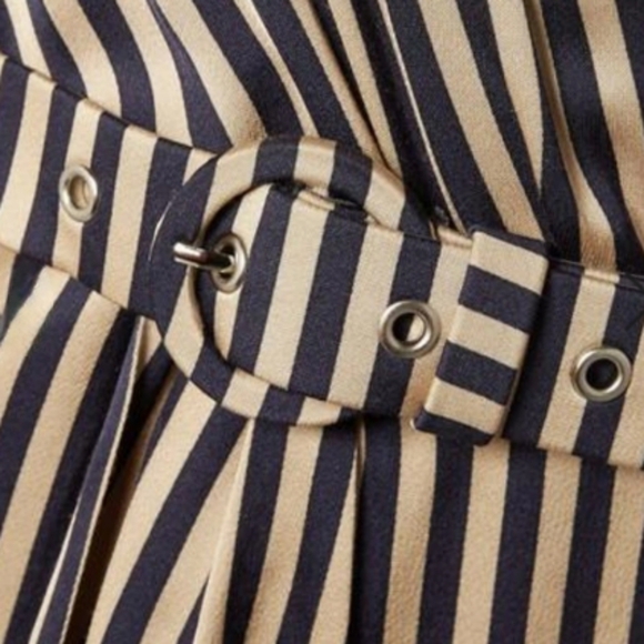 Jonathan Simkhai Wrap-Effect Jumpsuit, Size 6, Blue | Khaki, NWT - Picture 5 of 16